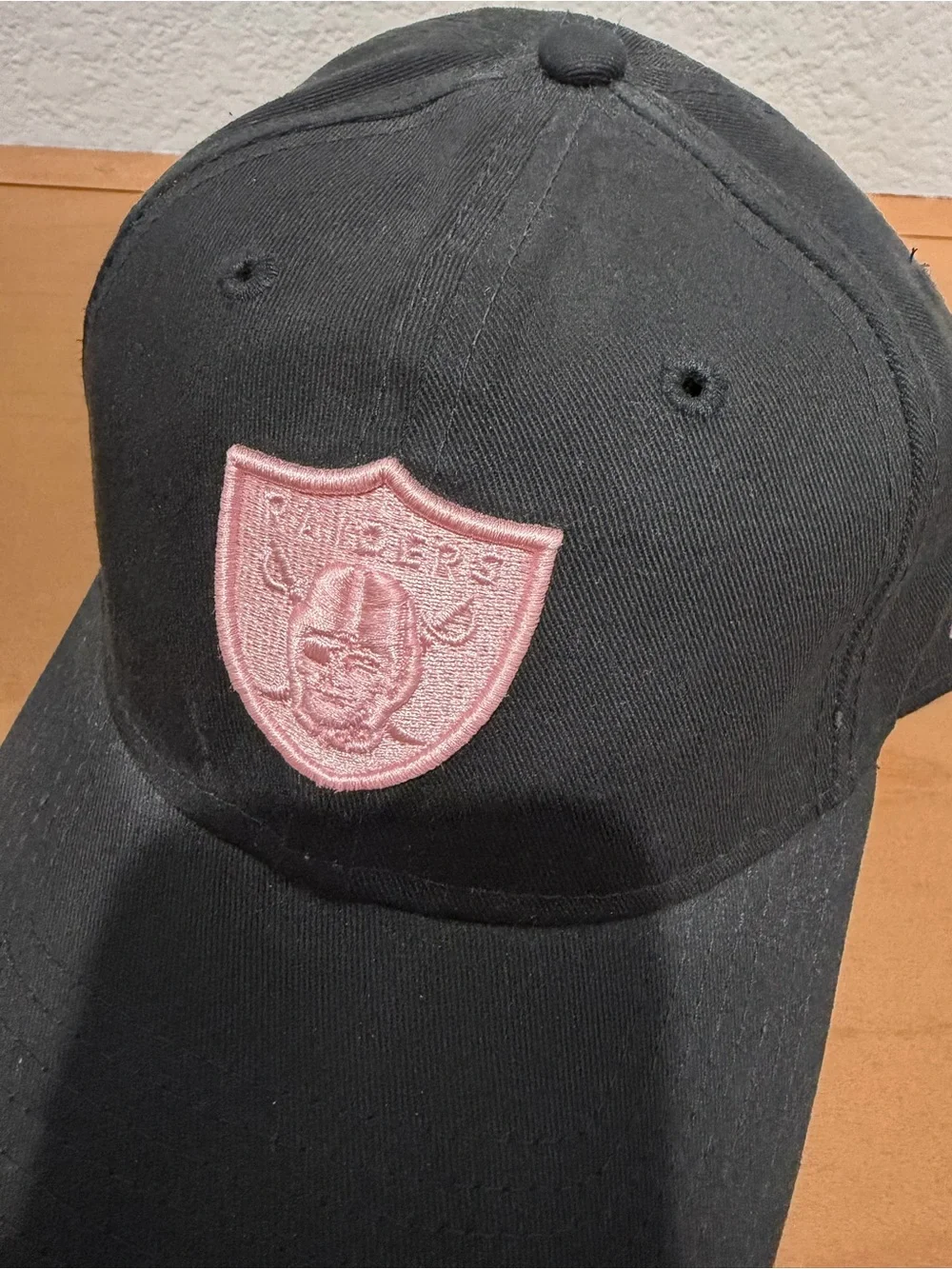 New Era Raiders 9Twenty Cap with Pink Logo